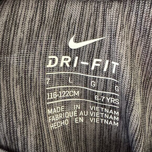 Lot of 2: Boys Adidas Jogger Sweatpants (7) & Nike Dri-Fit Gray T-Shirt (7) - Picture 7 of 7